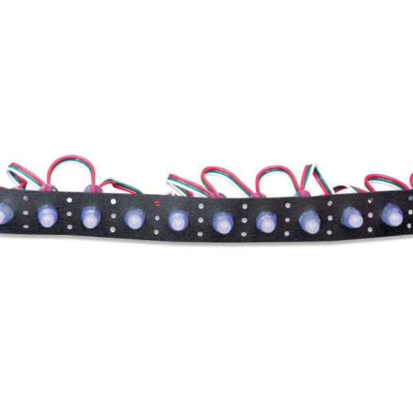 Befestigungsstreifen für 12mm LED Pixel (schwarz) mit...