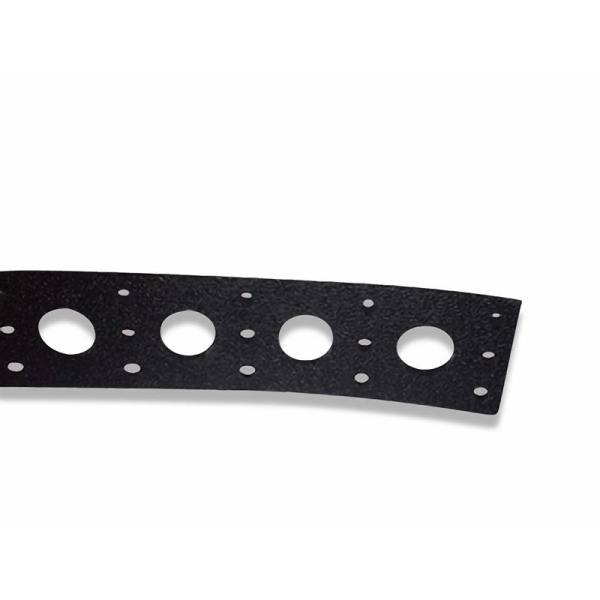 Mounting strip for 12mm LED Pixel (black)with Pixel Frontal