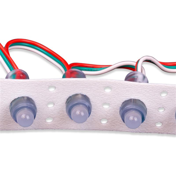 Befestigungsstreifen für 12mm LED Pixel (Weiß) mit Pixel...